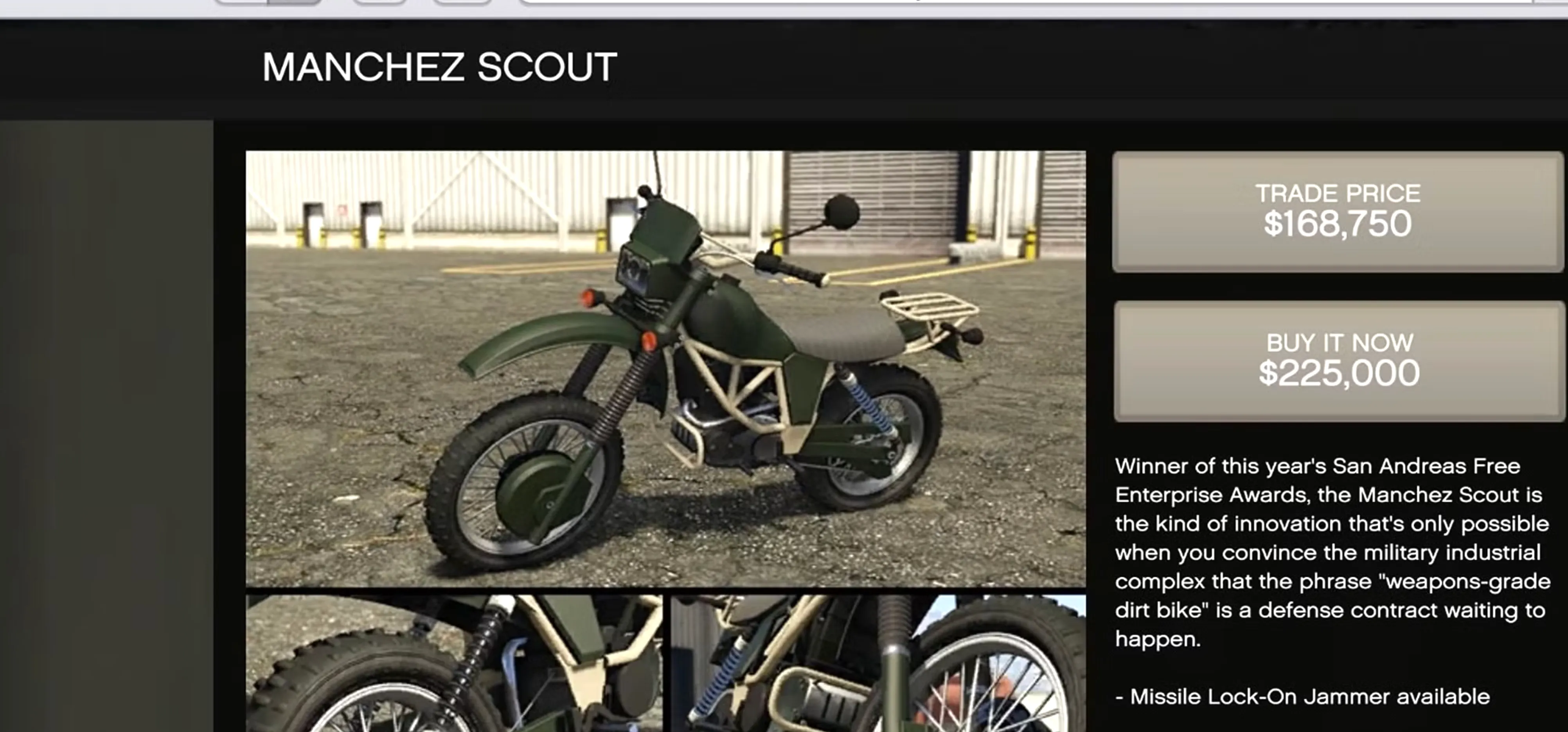 Manchez Scout gta online
